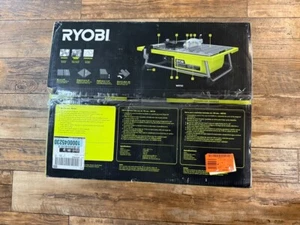 USED RYOBI WS722 7 in. 4.8 Amp Tabletop Tile Saw FAST + FREE Shipping - Picture 1 of 9