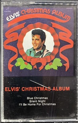🎶 Elvis Presley Blue Christmas Album Cassette 1985 Classic - Tested Clean! - Image 1 of 2