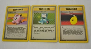 1999 POKEMON TRAINERS CLEFAIRY DOLL , COMPUTER SEARCH  & DEVOLUTION SPRAY - Picture 1 of 2