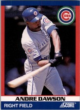 1991 Score 100 Superstars Baseball Card #87 Andre Dawson