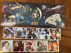 gb 2015 Star Wars Mini Sheet MS3770 & 2 Strips With 10 stamps SG3758/69 (lot 280
