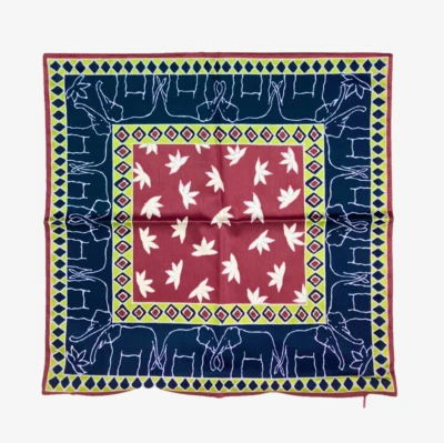 JIM THOMPSON ELEPHANT PRINT THAI COTTON PILLOW CUSHION COVER, NWT - Image 1 of 3