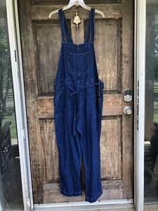 Lucky Brand - Women’s XL Soft Utility Overall Indingo Blue Denim New w/tags - Picture 1 of 6