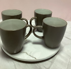 Set Of 4 Pfaltzgraff Everyday Harmony Taupe Mugs