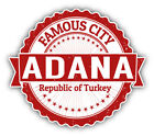 Adana City Turkey Grunge Travel Stamp Car Bumper Sticker Decal - ''SIZES"