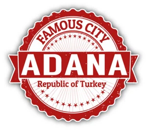 "Calcomanía pegatina para parachoques de coche con estampillas de viaje Adana City Turkey Grunge - ""TALLAS" - Imagen 1 de 1