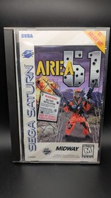 Area 51 - Sega Saturn - 1996 - Authentic Complete CIB w/ Manual Reg Card