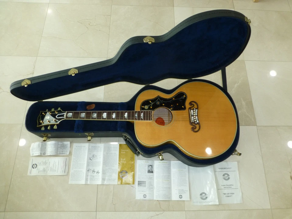 Gibson Custom Shop SJ-200 AAAAA Maple Acoustic Guitar Y2K Made In USA - Image 1 of 4