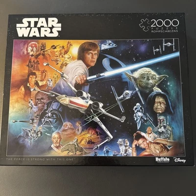 Disney Star Wars "The Force Is Strong With This One" Jigsaw Puzzle (2000) - Image 1 of 3
