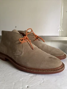 Allen Edmonds Men’s Grayish Brown Suede Chukka Boot Size US 9 D Dainite “Gobi” - Picture 1 of 9
