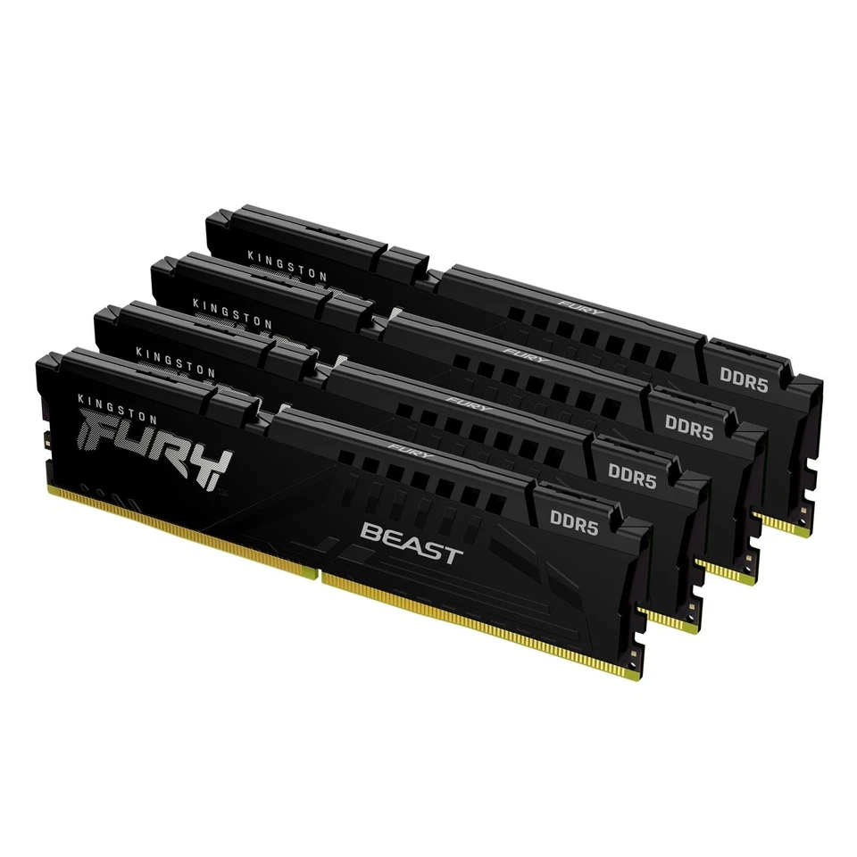 Kingston FURY Beast DDR5 128GB (4x32GB) Kit (‎KF556C40BBK4-128)