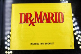 NO GAME- Authentic Manual ONLY! 	Dr. Mario Nintendo NES