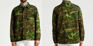 Nueva CHAQUETA BREUER UNIS NEW YORK Algodón Japonés Años 60 Jungla Camuflada Talla XS PRECIO DE VENTA SUGERIDO POR EL FABRICANTE 368 USD - Imagen 1 de 17