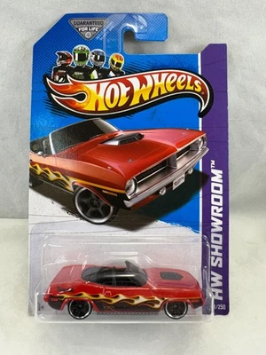 Hot Wheels 2012 HW Showroom Red '70 Plymouth Barracuda Red Flamed Out Foto 1 de 4