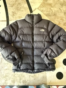 The North Face VINTAGE Nuptse 2 700 down PUFFER CLASSIC BLACK  jacket Women’s XS - Picture 1 of 10