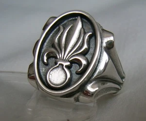 Fingerring Legionärsring franz. Fremdenlegion Silber 925 - Bild 1 von 4