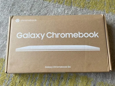 Galaxy Chrome book Go. Sliver, Amazing Condition, Box Opened Not Used. - Image 1 of 4