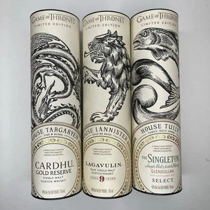 Game of Thrones House Targaryen, Lannister, Tully Limited Edition Malt Scotch - Bild 1 von 4