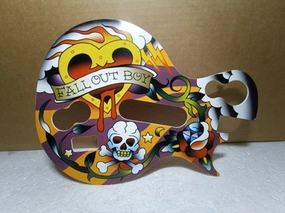 Guitar Hero (PS3 Xbox 360) Fall Out Boy 2007 Faceplate for Les Paul Controller - Image 1 of 4