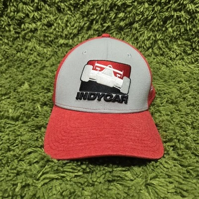 INDYCAR Series New Era Fitted Cap - Collector Hat Medium-Large Red / Gray - Image 1 of 4