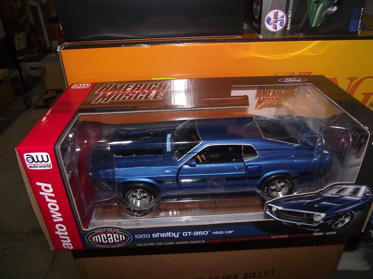 貴重 JOUEFエボリューション製 フォード・ムスタング350GT 紺1／18