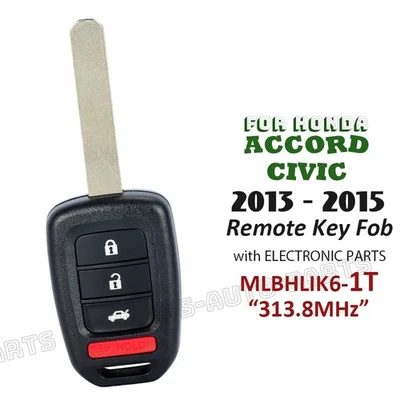 Mando a distancia para Honda Accord Civic 2013 2014 2015 piezas OEM 35118-T2A-A20 Foto 1 de 4