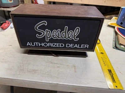 Distribuidor autorizado SPEIDEL ☼ CARTEL DE TRABAJO DE ARTE ARTICULADO ¡FUNCIONANDO! Publicidad Foto 1 de 4