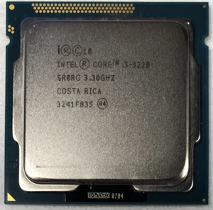 Intel SR0RG Core i3-3220 3.30GHz/512/3MB Socket 1155 CPU Processor LGA1155 - Picture 1 of 2