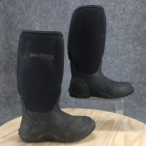 Bogs Boots Womens 6 Classic High Black Fabric Pull On Mid-Calf Comfort Round Toe - Picture 1 of 19