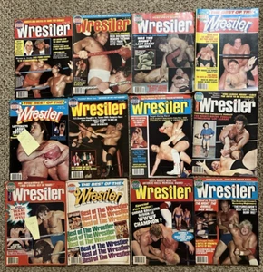 Lote de 12 revistas de colección The Wrestler Magazines años 70-80 NWA WWF AWA WCCW - Imagen 1 de 13