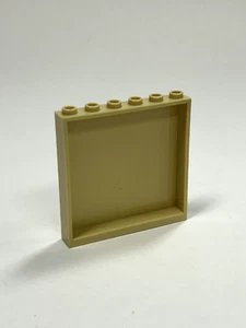 Lego Large 1x6x5 Tan Panel Wall  - Picture 1 of 1