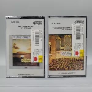 101 Strings - In The Quiet Hours & The World's Greatest Standards Cassette Tapes - Picture 1 of 11