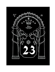 metal door wall sign plaque Lotr door of moria - Picture 1 of 3