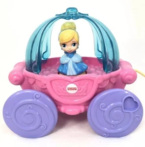 Fisher Price Disney Prinzessin sprechende musikalische Kutsche Zugspielzeug rosa - Bild 1 von 8