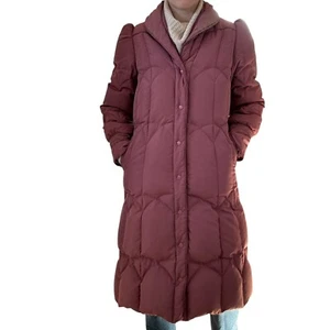 Gabardina acolchada rosa polvorienta Saxton Hall vintage años 70 plumón de ganso talla M - Imagen 1 de 10