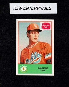 1978 CPS- PCL BOB FERRIS-SALT LAKE GULLS AUTOGRAPHED  CARD-#19-NM