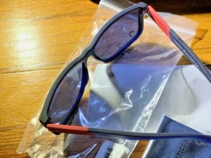 Tommy Hilfiger Rectangle Sport - Black/Gray Blue (0807-IR) sunglasses - Picture 1 of 9