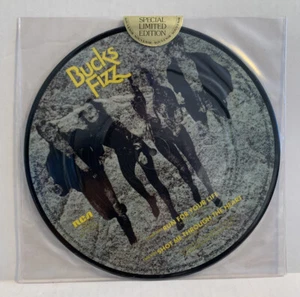 Original Bucks Fizz Run For Your Life 10" Picture Disc 1983 Tour Souvenir 45 rpm - Picture 1 of 4