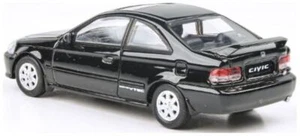 Paragon 1/64 Honda Civic Si EM1 Flamenco Negro 1999 (Alta Calidad) MODELO COCHE - Imagen 1 de 2