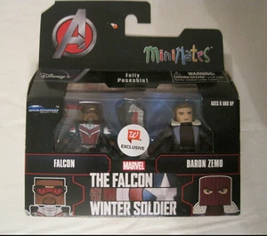 Marvel Minimates - FALCON & BARON ZEMO - Walgreens Exclusive Set - NIB - Picture 1 of 5