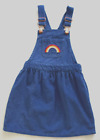 ALANA Bio Kleid  98 104 Tunika  neu w Feincord Latzkleid Träger süß blau Regenbo