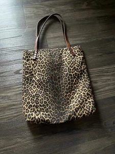 Canvas Tragetasche Leopardendruck - Bild 1 von 3