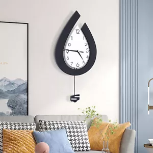 Reloj de Pared Grande para Decoración de Salón Péndulo Grande Moderno Reloj de Pared Silencioso - Imagen 1 de 14