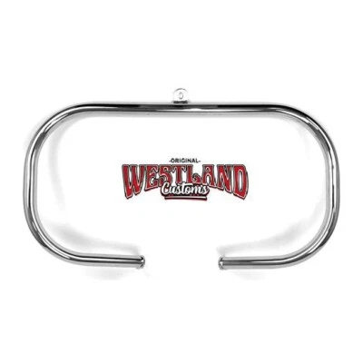 Paramotore Cromato per Harley Davidson Softail 00-17 Paracolpi 32mm Moto Custom - Immagine 1 di 4