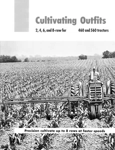 Trajes de cultivo IH McCormick Farmall 2 4 6 8 filas folleto Farmall 460 560 - Imagen 1 de 12