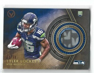TYLER LOCKETT 2015 Topps Valor SPEED Rookie Patch Relic Card /99 RC