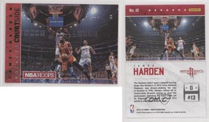 2015-16 Panini NBA Hoops Courtside Holo Green /25 James Harden #10
