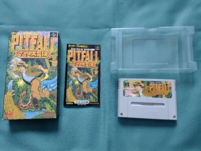 PITFALL THE MAYAN ADVENTURE NINTENDO  SUPER FAMICOM SNES REG CARD - Image 1 of 4