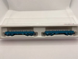 SNCB Schaal N Hobbytrain H23864 set platte wagens epoche V met doos - Afbeelding 1 van 3