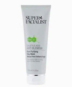 Super Facialist Salicylic Acid Anti Blemish Pore Purifying Clay Mask - 125ml - Picture 1 of 1